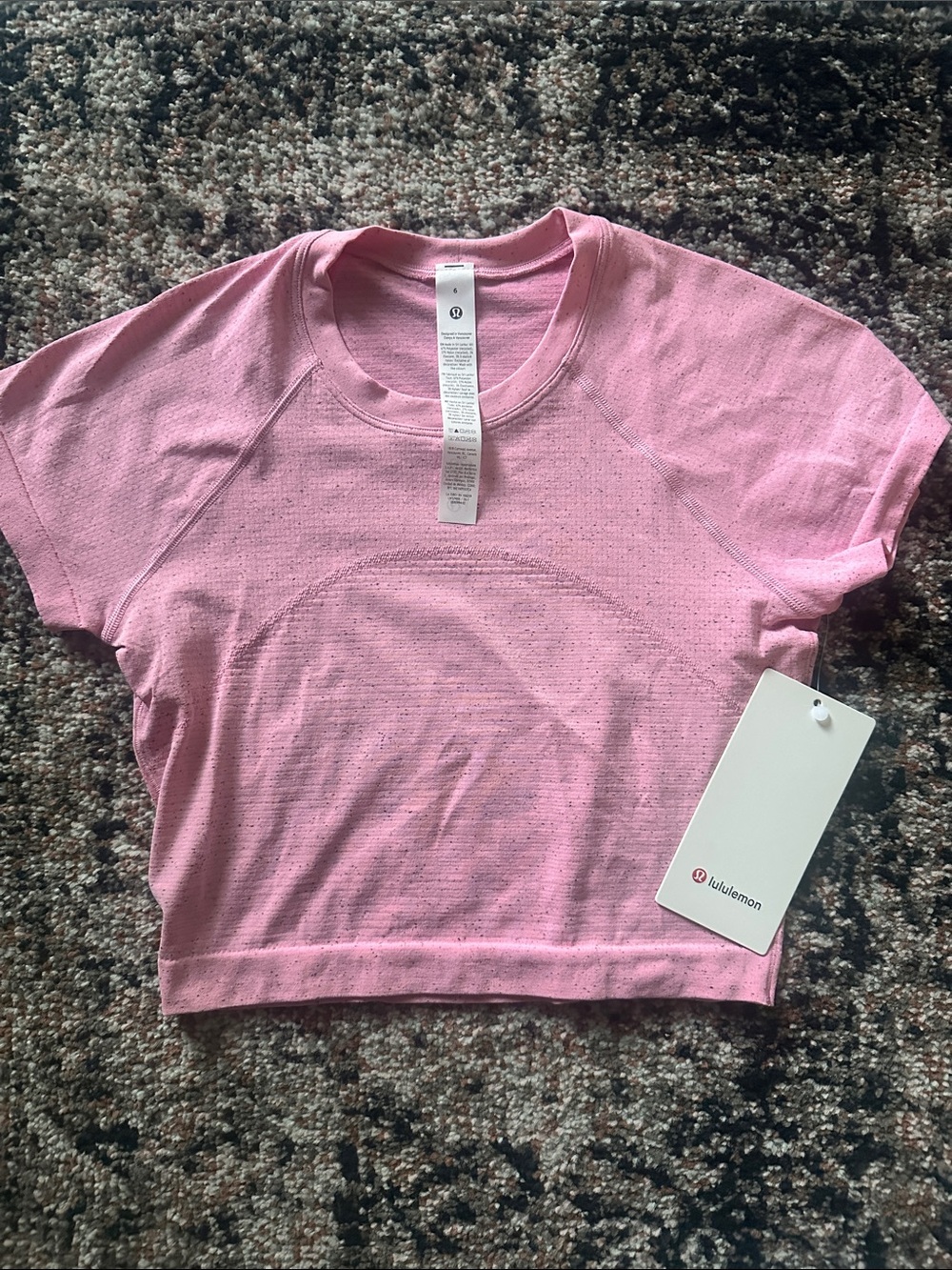 Lululemon Swiftly Cropped Short Sleeve